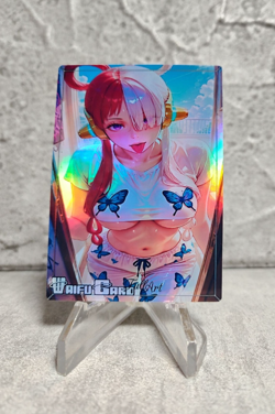 Uta Trading Card Waifu Goddess Story Anime Girl holo Karte Manga Full Art - Image 1