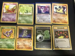 POKEMON TEAM ROCKET 1st Edition bundle of 8 cards. Lot 3 - Image 1