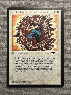MTG Antiquities Circle Of Protection: Artifacts NM - Image 1