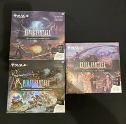 Magic The Gathering Final Fantasy Holiday Scene Box - Set of 3 - MTG - Image 1