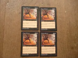 MTG 4 x Dregs of Sorrow Rare Tempest Magic The Gathering playset - Image 1