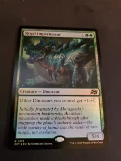 MTG Regal Imperiosaur [Aetherdrift] Near Mint Foil​ - Image 1
