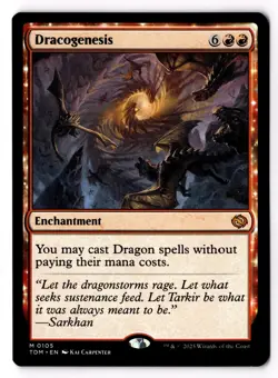 Dracogenesis 105 Tarkir: Dragonstorm Normal NM - Image 1