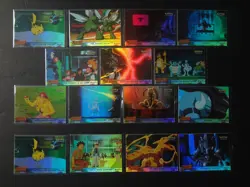 1999 Topps Pokemon First Movie Rainbow Foil Sandpaper Lot x15 Black Holo Brian20 - Image 1