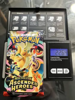 Heavy Pokemon TCG Ascended Heroes Booster Pack 22.64g SEALED ⚡ - Image 1