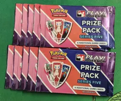 10 X Play! Pokemon Prize Pack Series 5 Sealed Booster with Free Shipping - Image 1