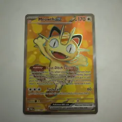 Meowth Ex Full Art 107/088 - Pokemon TCG Perfect Order NM Condition - Image 1