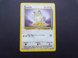 Pokemon-TCG-Meowth-80/130-Base Set 2-Common - Image 1