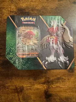 Pokemon Divergent Powers Tin Hisuian Decidueye V Foil Promo Booster Packs - Image 1