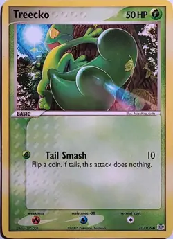 Treecko 70/106 Common Emerald Pokemon Lightly Played - Image 1