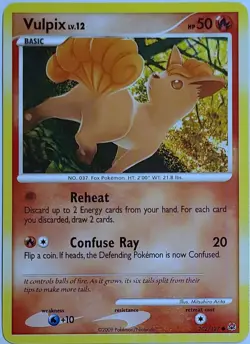 Vulpix 102/127 Common Platinum Pokemon Lightly Played - Image 1