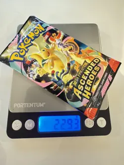 Ultra Heavy Pokemon Ascended Heroes Booster Pack (22.93g) potential god pack - Image 1