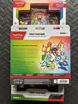 🟢 Pokemon TCG: First Partner Illustration Collection Series 1 (x3) Sealed - Image 3