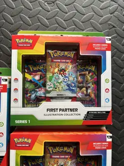 🟢 Pokemon TCG: First Partner Illustration Collection Series 1 (x3) Sealed - Image 4