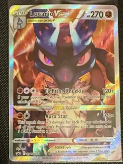 Lucario VSTAR SWSH291 IN PACKAGE Promo SWSH Black Star Pokemon TCG - Image 1