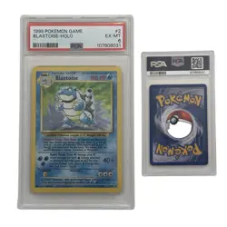 1999 POKEMON BASE SET UNLIMITED #2 BLASTOISE-HOLO PSA EX-MT 6 - Image 1