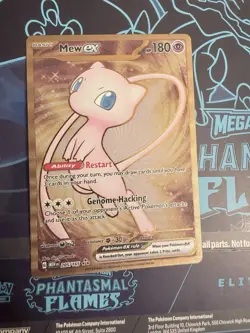 Pokemon Mew ex 205/165 Sv: Scarlet & Violet 151 Hyper Rare 180 HP Holo (Metal) - Image 1