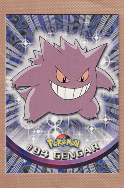 Gengar #94 Topps Pokemon Series 2 Tv Animation Edition - Image 1