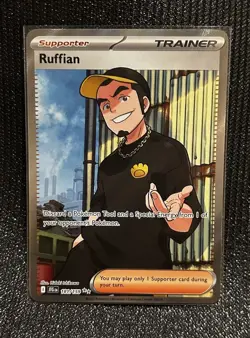 Pokemon TCG Ruffian 181/159 Full Art Ultra Rare Trainer Journey Together NM - Image 1
