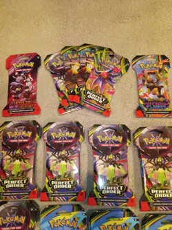 Lot of (15) Pokemon Mega Evolution Perfect Order Booster Packs Factory Sealed - Image 1