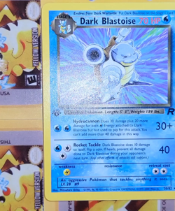 Pokemon Dark Blastoise Team Rocket 1st Edition Non-Holo Rare 20/82 NM - Image 2