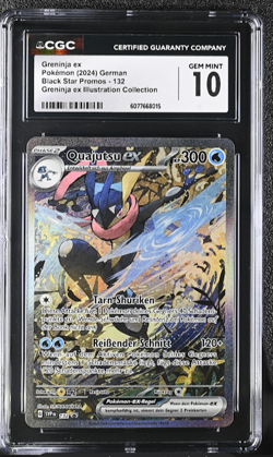 GRENINJA EX BLCK STR PROMOS SVP DE SPECI4L ILL COLL (HOLO) 132 POKEMON CGC 10 - Image 1
