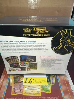 Pokemon 2023 Sword & Shield Crown Zenith Elite Trainer Box Sealed - Image 2