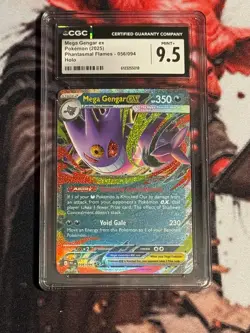 Pokemon TCG - Phantasmal Flames - Mega Gengar ex - #056/094 - Mint+ - CGC 9.5 - Image 1