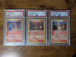 Pokemon Charmander Holo Fire Red Leaf Green 113/112 Secret Rare 2004 PSA 9 MINT - Image 3