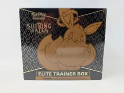 New Factory Sealed Pokemon TCG Shining Fates Elite Trainer Box - Image 1