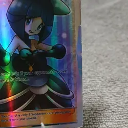 Pokemon Evelyn 175/181 Sun & Moon Team Up Ultra Rare Full Art Holo Trainer EN - Image 5
