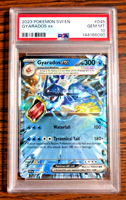 Gyarados EX Double Rare #045 - PSA GEM MT 10 - Scarlet & Violet - Pokemon TCG - Image 4