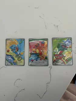 Pokemon TCG First Partner Illustration Collection Series 1 Kanto GEN 1 Starters - Image 1