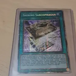 Yu-Gi-Oh! TCG Konami Shining Sarcophagus Spell-Continuous 1st Ed Holo MP25-EN005 - Image 1