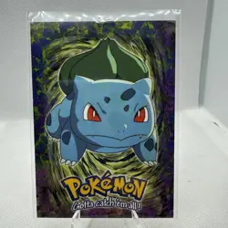Pokemon Topps #01 Bulbasaur 1 Of 12 Die-Cut Card - Image 1