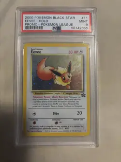 Eevee Holo #11 Black Star Promo PSA9 - Image 1