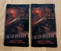 Mines Of Moria Lord of the Rings Trading Card Game 11 Card Booster Packs New x2 - Image 1