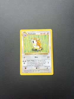 Pokemon Card Shadowless Base Set Raticate 40/102 WOTC - Image 2