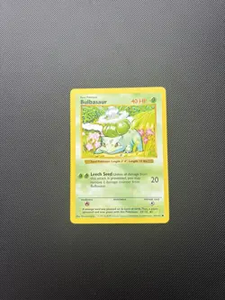 Pokemon Card Shadowless Base Set Bulbasaur 44/102 WOTC - Image 2