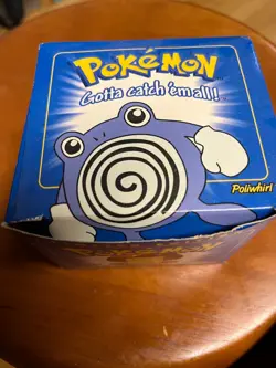 Pokemon Burger King 23k Gold Plated Poliwhirl Trading Card Sealed but open box - Image 1