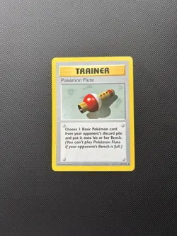 Pokemon Card Shadowless Base Set Pokemon Flute 86/102 WOTC - Image 2