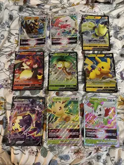 Pokemon TCG 9 Jumbo Card Set NM Condition All Cards Included - Image 1