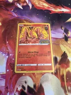 Moltres SWSH185 SWSH: Sword & Shield Promo Cards Holo Pokemon TCG Pre-release - Image 4