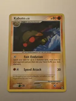 Pokemon Arceus Card Kabuto 67/99 Reverse Holo - Image 1