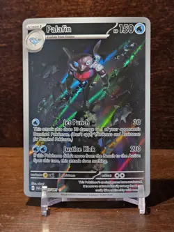 Pokemon TCG Palafin Card Paldean Fates, 225/091, Near Mint Condition - Image 1