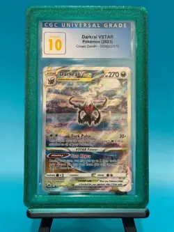 DARKRAI VSTAR Crown Zenith Holo Trainer Gallery #GG50 CGC Pristine 10 Pokemon - Image 1