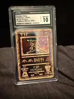 CGC 10 GEM MINT 2000 Pokemon TCG Game Ancient Mew Movie Promo Pokemon Movie 2000 - Image 1