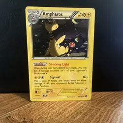 Pokemon Ampharos 40/114 XY Steam Siege Rare Regular Stage 2 140 HP English TCG - Image 1