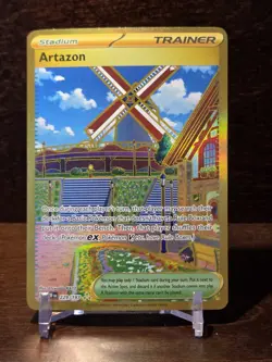 Pokemon TCG Artazon Hyper Rare Holo Card 229/197 Sv03: Obsidian Flames NM - Image 1