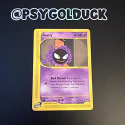 Gastly 109/165 Common WOTC Expedition Pokemon A18 - Image 1